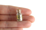 Vintage 1:12 Miniature Dollhouse Glass Pepper Spice Jar