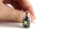 Vintage 1:12 Miniature Dollhouse Glass Sesame Seed Spice Jar