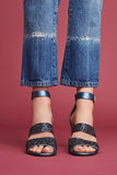 New Anthropologie Navy Blue "Glittering Heels", Size 40 EU / 9 US, Originally $158