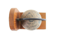 Vintage Wooden Globe Bookend