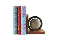 Vintage Wooden Globe Bookend