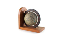 Vintage Wooden Globe Bookend