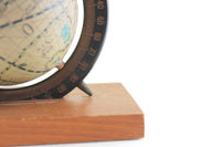 Vintage Wooden Globe Bookend