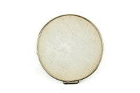 Vintage Gold & Beige Flip-Up Travel Mirror