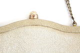 Vintage Gold Glitter Lame Evening Bag Purse