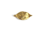 Vintage Gold Preserved Leaf Pendant