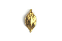 Vintage Gold Preserved Leaf Pendant