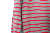 Anthropologie Gray Striped "Gradated Stripes Pullover" by Sparrow, Size M, Originally $88
