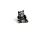 Vintage 1:12 Miniature Dollhouse Gray Resin Teddy Bear