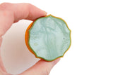 Vintage Green Celluloid Pill Box or Pill Case