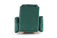 Vintage 1:12 Miniature Dollhouse Green Armchair