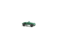 Vintage 1:12 Miniature Dollhouse Green Metal Toy Race Car