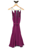 Anthropologie "Gull Wing Dress" by Girls From Savoy in Plum, Size 4, Originally $168
