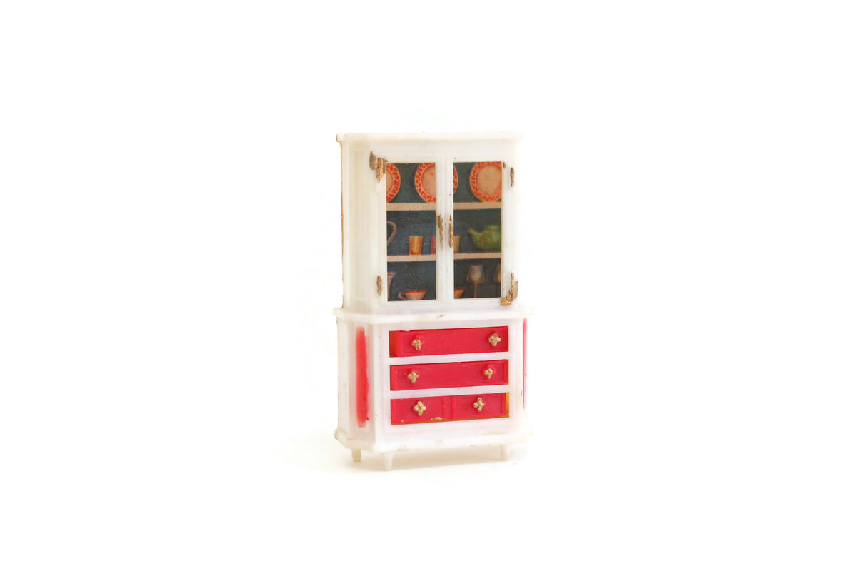 Vintage Half Scale 1:24 Miniature Dollhouse China Hutch – The Mustard ...
