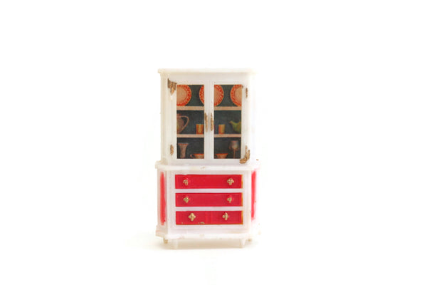 Vintage Half Scale 1:24 Miniature Dollhouse China Hutch