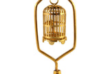Vintage Half Scale 1:24 Miniature Dollhouse Brass Birdcage & Stand