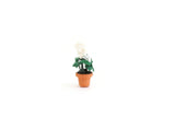 Vintage Half Scale 1:24 Miniature Dollhouse Potted Geranium Plant