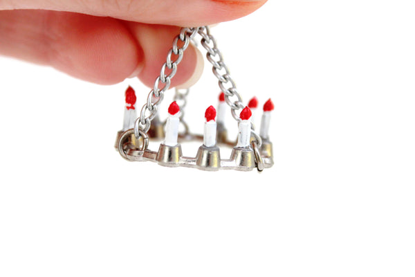 1:24 Scale,dollhouse Candles,miniature Candle Set,candles,silver