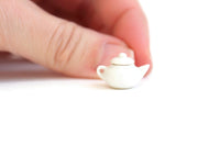 Vintage Half Scale 1:24 Miniature Dollhouse White Porcelain Teapot