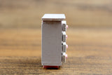 Vintage Half Scale Pink & White 1:24 Miniature Dollhouse Baby Armoire or Dresser