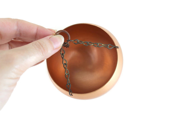 vintage copper hanging planter Vintage Coppercraft Guild Copper & Brass Hanging Planter – The Mustard Dandelion