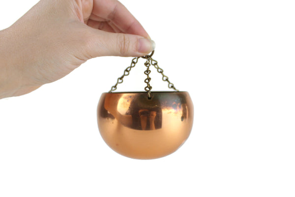brass hanging planter Vintage Coppercraft Guild Copper & Brass Hanging Planter – The Mustard Dandelion