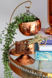 Vintage Coppercraft Guild Copper & Brass Hanging Planter
