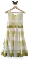 Anthropologie Green & Beige Plaid "Inwood Dress" by Maeve, Size 6, Originally $148