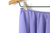 Vintage Lavender Purple Chiffon Maxi Skirt