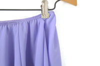 Vintage Lavender Purple Chiffon Maxi Skirt