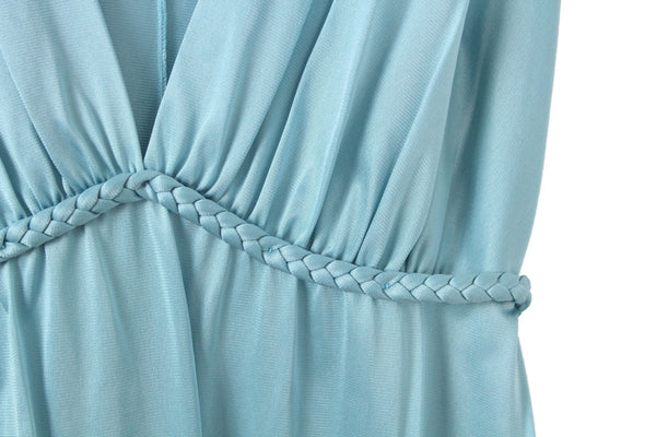 Vintage Light Blue Sleeveless Grecian-Style Maxi Dress or Nightgown The Mustard Dandelion Vintage Light Blue Sleeveless Grecian-Style Maxi Dress or Nightgown The Mustard Dandelion