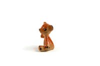 Vintage 1:12 Miniature Dollhouse Brown Metal Teddy Bear