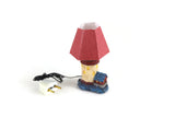 Vintage 1:12 Miniature Dollhouse Working 12V Plug-In Lighthouse Table Lamp