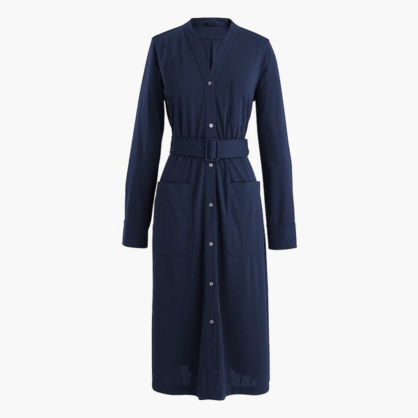 New J Crew Long Sleeve Belted Knit Dress in Navy, Size XS, Originally The Mustard Dandelion New J Crew Long Sleeve Belted Knit Dress in Navy, Size XS, Originally The Mustard Dandelion