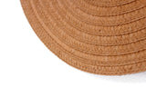 New Madewell Packable Braided Straw Hat in Warm Nutmeg, Size M/L, Originally $40