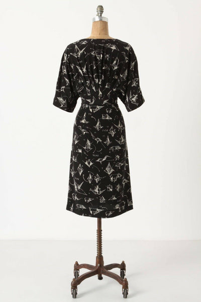 moulinette soeurs silk dress Moulinette Soeurs Silk Mini Dress Women's Size 2 Purple Floral Adjustable Strap
