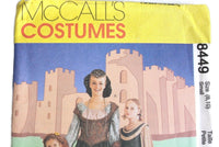 New Vintage McCall's Kid's Medieval & Renaissance Costume Sewing Pattern