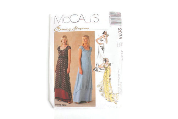 New Vintage McCall's Formal Dress or Evening Dress Sewing Pattern The Mustard Dandelion New Vintage McCall's Formal Dress or Evening Dress Sewing Pattern The Mustard Dandelion