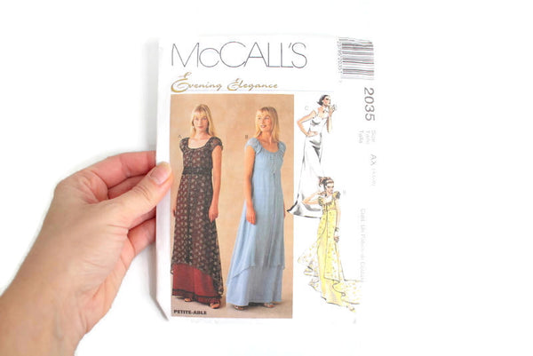 New Vintage McCall's Formal Dress or Evening Dress Sewing Pattern – The Mustard Dandelion New Vintage McCall's Formal Dress or Evening Dress Sewing Pattern – The Mustard Dandelion