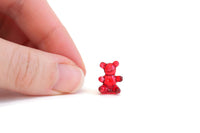 Vintage Micro Mini Red Bear Figurine