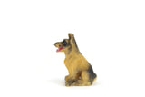 Vintage 1:12 Miniature Dollhouse German Shephard Puppy Dog Figurine