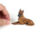 Vintage 1:12 Miniature Dollhouse Great Dane Dog Figurine