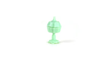Vintage 1:12 Miniature Dollhouse Jadeite Green Candy Dish by Chrysnbon