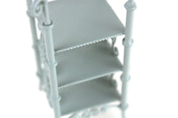 Vintage 1:12 Miniature Dollhouse Mint Green Shelf or Étagère