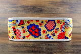 Vintage Small Mod Floral Print Suitcase or Luggage