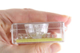 New Vintage 1:12 Miniature Dollhouse Chrysnbon Punch Bowl & Glasses Set