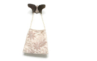 Vintage Pale Pink Beaded & Sequin Evening Bag or Purse
