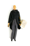 New Vintage 1:12 Dollhouse Victorian Grandfather Figurine by Peggy Nisbet