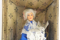 New Vintage 1:12 Dollhouse Victorian Grandmother Figurine by Peggy Nisbet