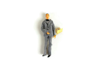 New Vintage 1:12 Dollhouse Victorian Master of the House Father Figurine by Peggy Nisbet